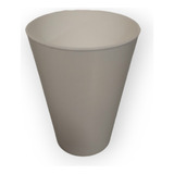 Vaso Crom De Plastico De 450 Cc Moderno Blanco