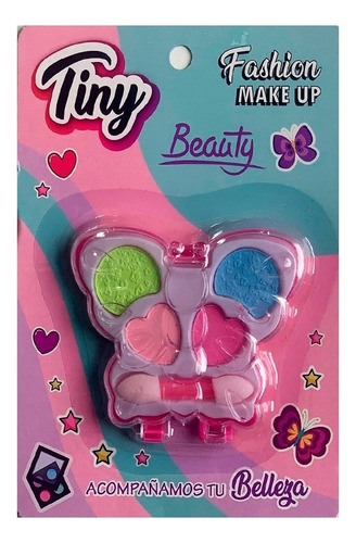 Tiny Maquillaje En Blister Mariposa Con Sombras 3138