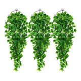 3pcs Artificial Hanging Plants For Wall Indoor Air 2024