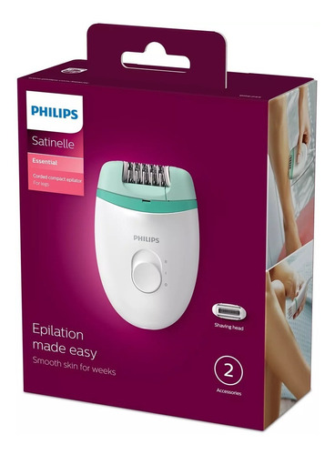 Depilador Elétrico Philips Bre245 +2 Acessórios - Imperdível