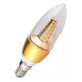 Ampolleta Led E14 Tipo Vela 5w Luz Fria