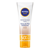 Protector Solar Facial Con Color Nivea Sun Fps 50 50ml