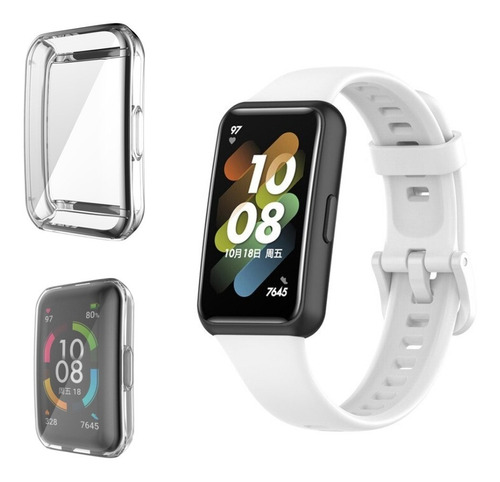 Pulsera Repuesto Para Huawei Band 7 + Funda Transparente