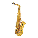 Saxo Tenor Wisemann Dts350 Clave Bb Cuerpo De Latón Laqueado