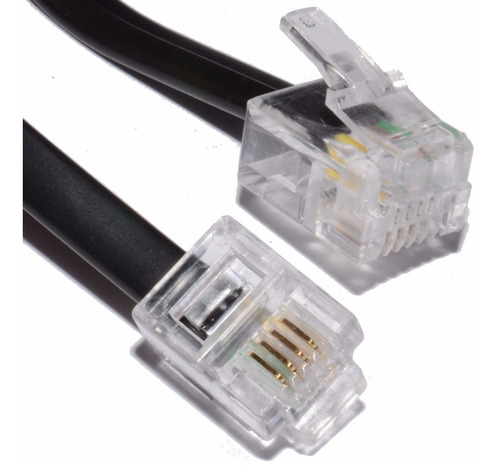 Cable Para Telefono C/ Fichas Rj11 Listo Para Usar 8mts.