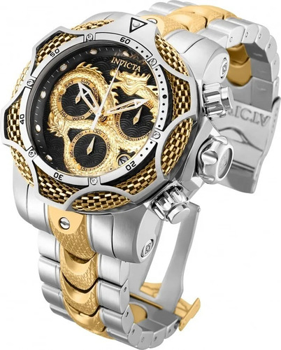 Invicta Resere Venom Dragon 31513 53 Mm Aço Original Swiss