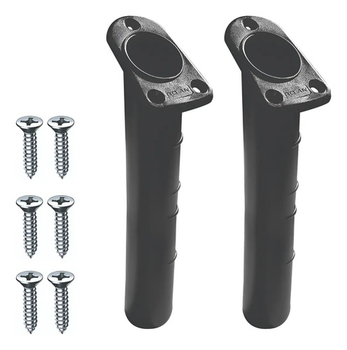 Posa Caña De Embutir Plastico C/tornillos Para Lanchas X 2un