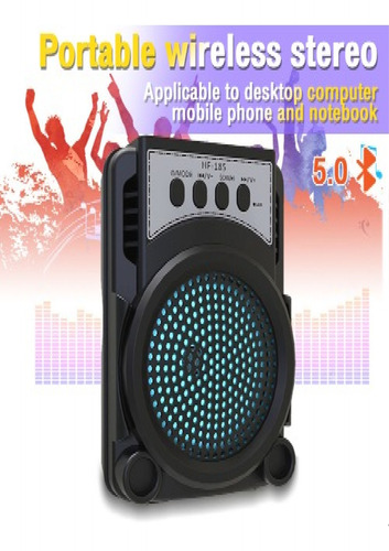 Bocina Microfono 3  Altavoz Radio Fm Reproductor Portatil