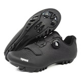 Zapatillas De Ciclismo Mountain Leather Shoe A