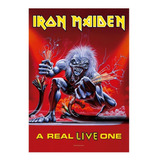 Adesivo Iron Maiden A Real Live One Capa 20 X 14 Cm