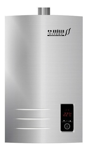 Calentador Boiler Intantaneo 20 Lts Gas Lp 3520 Kruger Color Plateado Tipo De Gas Glp