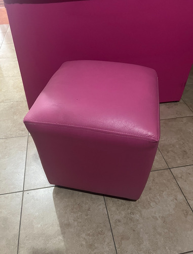 Puff Cubo Fucsia