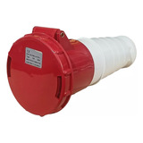 Enchufe Industrial Aereo Rojo 3p+t 63a 220v - 440v