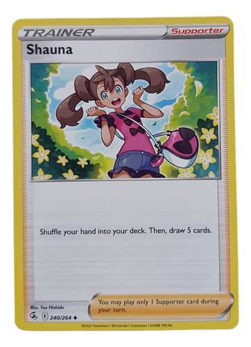 Shauna Trainer 240/264 Carta Pokemon 