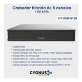 Dvr Xvr Grabador Cygnus Xvr6108 8ch 1080p Hdmi Full Hd