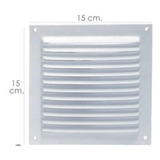 Rejilla Para Ventilación 15x15 Aprobada Blanco X 6 Paso 100