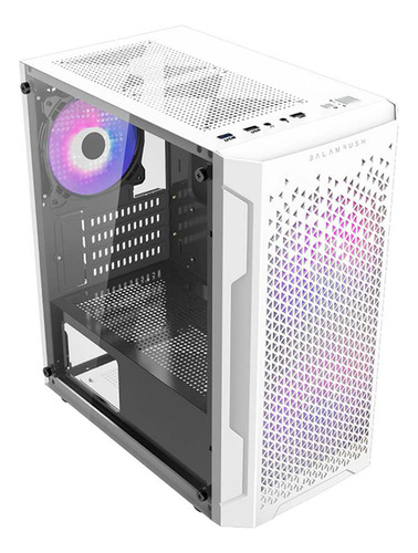 Gabinete Gamer Balam Rush Artic Gi725 Mini Torre 3 Fan