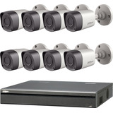 Kit Seguridad Dahua Full Hd Dvr 16 + 8 Camaras Infrarrojas Bullet Exterior O Domo Interior + Ip Celular Cctv P2p