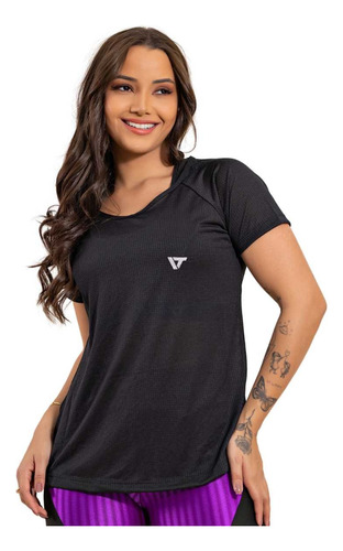 Blusa Feminina Fitness Dry Fit  Camiseta Academia