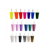 40 Vaso Neon Liberty 24oz No Personalizado Reusable T/popote