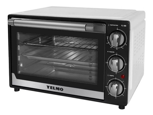 Horno De Mesa Eléctrico Yelmo Yl-40b 40l Blanco/negro 220v