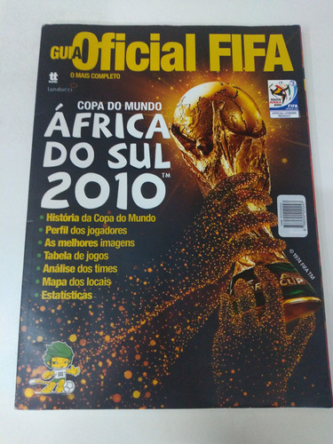 Revista Guia Oficial Fifa Copa Do Mundo África 2010 5798