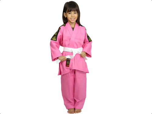Kimono Judo Jiu Jitsu Infantil Reforçado Kyoshi Faixa Branca | Frete grátis