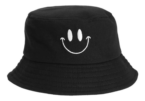 Gorro Bucket Hat Sombrero De Pesca Happy Face.