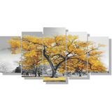 Quadro Decorativo Árvore Da Vida Ipê-amarelo 129cmx63cm Jard