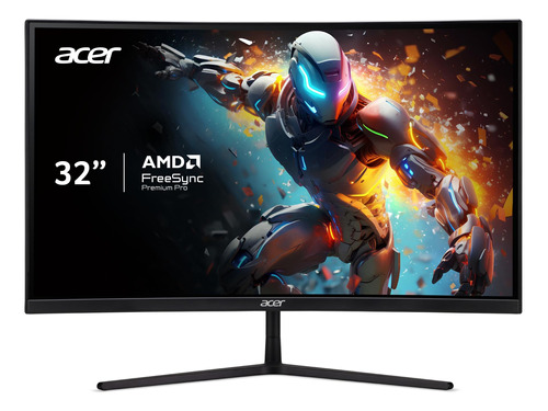 Acer Ei322qur Pbmiippx 31.5 1500r Monitor Curvo Para Juegos 