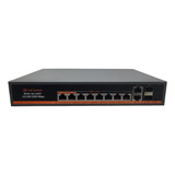 Switch Poe Administrável 10/100/1000mbps 8poe+2ge Giga