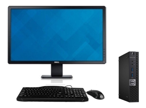 Cpu + Monitor Dell 3070 Mini Core I3 9ger 4gb 120gb Ssd Novo