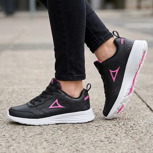 Tenis Casuales Dama Pirma 8507-218 Piel Negro | Envío gratis