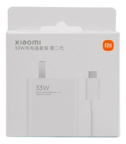 Cargador Original Xiaomi Carga Rapida Cable Tipo C