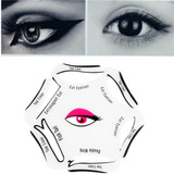 Stencil Para Delineado Cat Eye 6 Estilos Re Utilizable