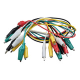 Juego De 10 Cables Con 20 Caimanes