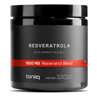 Toniiq Resveratrol 90 Cápsulas 1600mg Con Quercetina Y Mct Sin Sabor | MercadoLibre