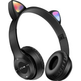 Auricular Inalambrico Bluetooth Orejas De Gato Luz Led