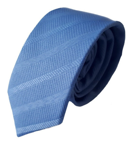 Corbata Azul Labrado Clásicas (anchas)