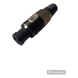 Conector Plug Macho Speakon Cabina Profesional 4 Tornillos