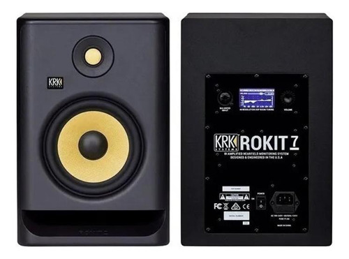 Par Monitores Krk Rokit 7 Rp7 G4  