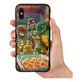 Funda Samsung Todos Los Modelos Tortugas Ninja Pizza