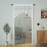 2 Cortinas De Encaje Para Puerta De Macrame Para Puerta, Div