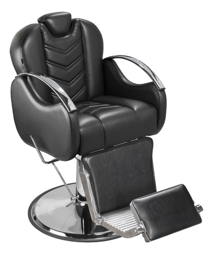 Cadeira Poltrona Barbeiro Salão Barbearia Reclinavel Premium