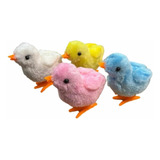 Pack X12u Pollito A Cuerda Peluche Camina Salta Regalo Mayor