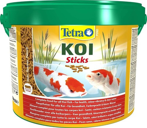Alimento En Palos Tetra Pond Sticks Para Peces De Lagos Estanques Y Fuentes Tales Como Carpas, Koi Y Goldfish En Caneca De 1500gr