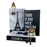 Caixa Livro Falso Decorativo Fake Kit 3 Porta Objetos 