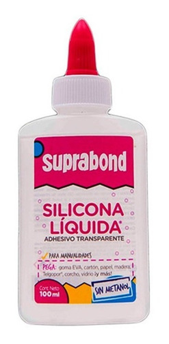 Adhesivo Trasparente Silicona Liquida Suprabond 100 Ml 