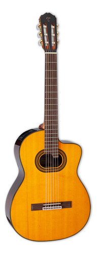 Violão Eletroacústica Takamine Gc6ce Para Destros Natural Laurel Brilhante