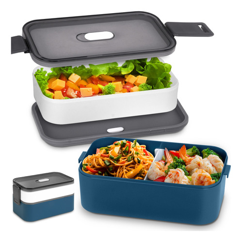 Lunch Box Bento Lonchera Térmica 1.7 L Con Válvula